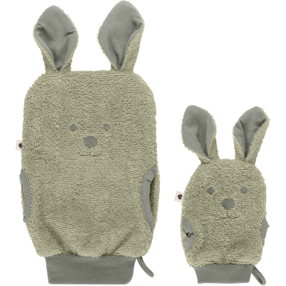 Bibs Sage 2-Pakning Kangaroo Wash Cloth