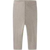 Lil'Atelier Feather Gray Nbnnalu Rib Wo/Mo Slim Leggings Lil