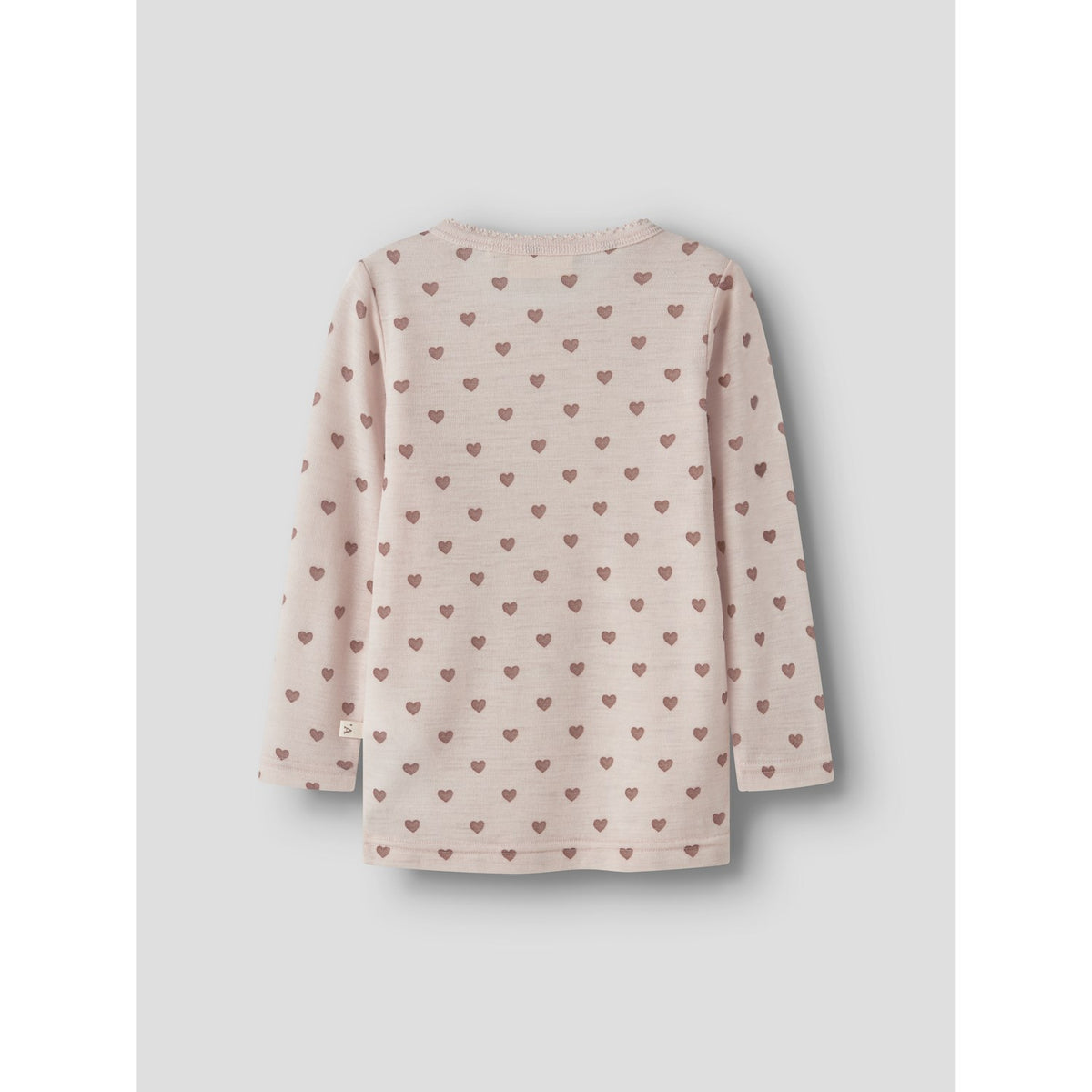 Lil'Atelier Morganite Heart Nmfnoel Nia Ull Ls Slim Topp Lil