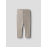 Lil'Atelier Feather Gray Nbnnalu Rib Wo/Mo Slim Leggings Lil