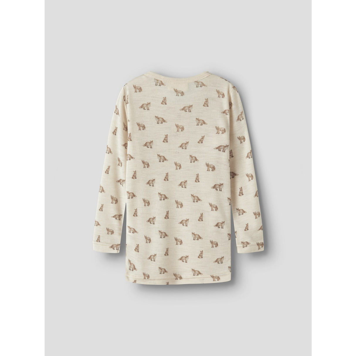 Lil'Atelier Turtledove Fox Nmmnalu Wo/Mo Ls Slim Topp Lil