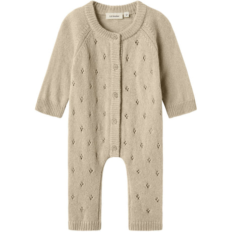 Lil'Atelier Safari Melange Nbnnalio Ull Strikk Drakt Lil
