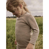 Lil'Atelier Sepia Tint Melange Nmnnilo Wo/Mo Ls Slim Topp Lil