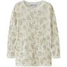 Name It Snow White Flowers + Leafs Nmfwang Ull Needle Ls Topp Noos