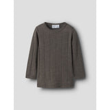 Name It Morel Nmmwang Ull Needle Ls Topp Solid Noos