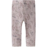 Name It Violet Ice Flowers And Leafs Nbfwang Ull Needle Leggings Noos