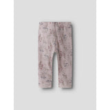 Name It Violet Ice Flowers And Leafs Nbfwang Ull Needle Leggings Noos