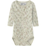 Name It Snow White Flowers + Leafs Nbfwang Ull Needle Ls Body Noos