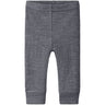 Name It Folkstone Gray Nbnwax Ull Rib Leggings Noos