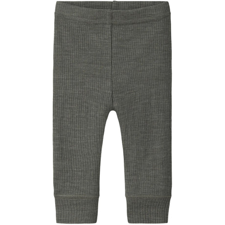 Name It Mulled Basil Nbnwax Ull Rib Leggings Noos