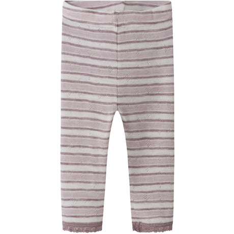 Name It Snow White Toadstool+Violet Ice Nbfwang Ull Needle Leggings Noos