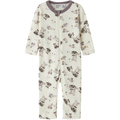 Name It Snow White Bambi + Flowers Nbfwillit Ull Ls Drakt