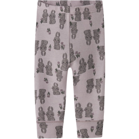 Name It Violet Ice Bunnies Nbfwillow Ull Leggings