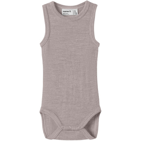Name It Violet Ice Nbnwax Ull Rib Tank Body
