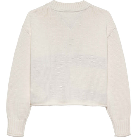 Tommy Hilfiger Ivory Silk Heritage Sweater