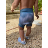 Vanilla COPENHAGEN Blue Shadow Striped Swim Bukser Neoprene