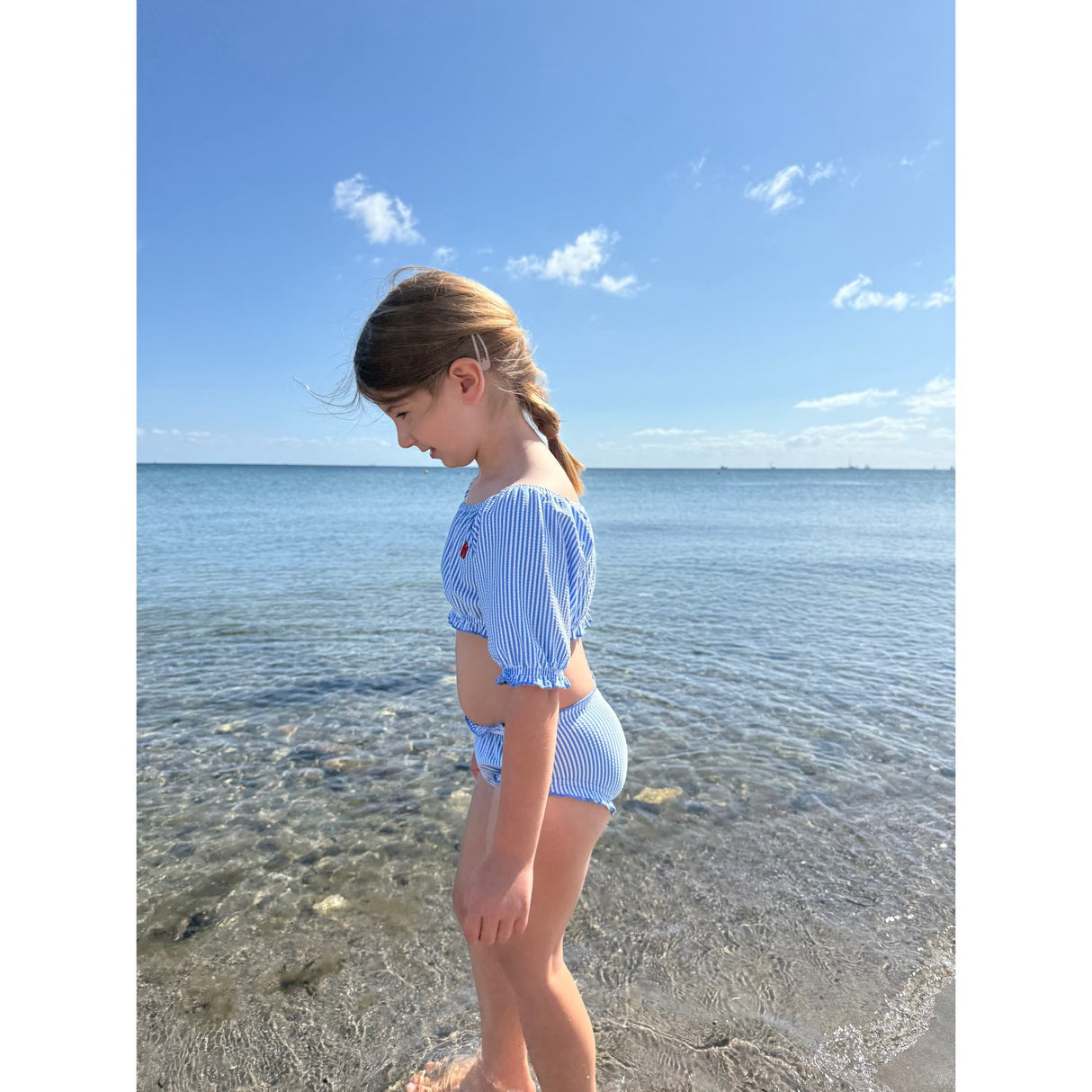 Vanilla COPENHAGEN Blue Ladybug Bikini Seersucker