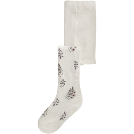 Name It Snow White Long Flowers Nmfwak Wo/Bl Strømpebukser Aoj