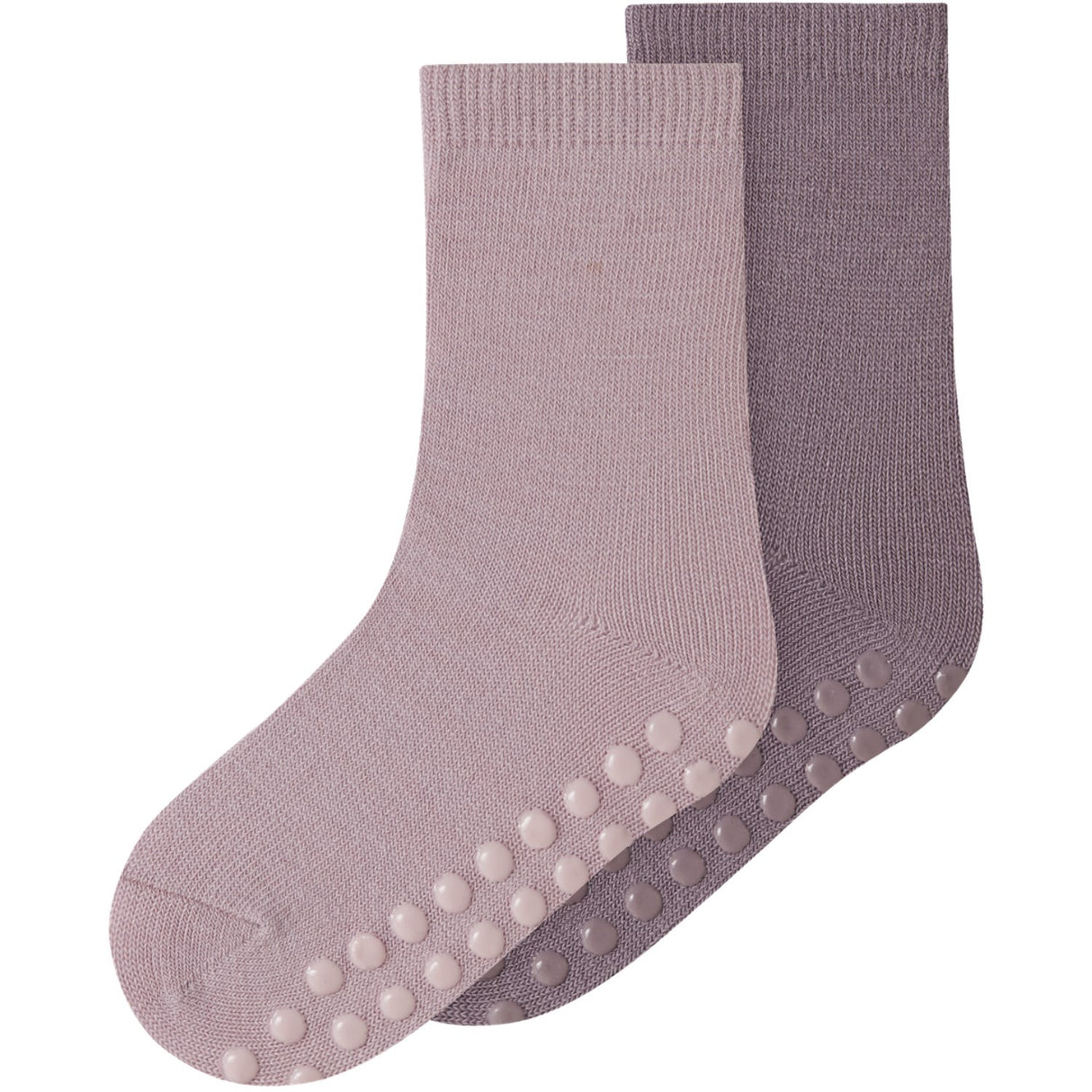 Name It Violet Ice Nmfwak Wo/Bl 2P Strømper W/Non Skid