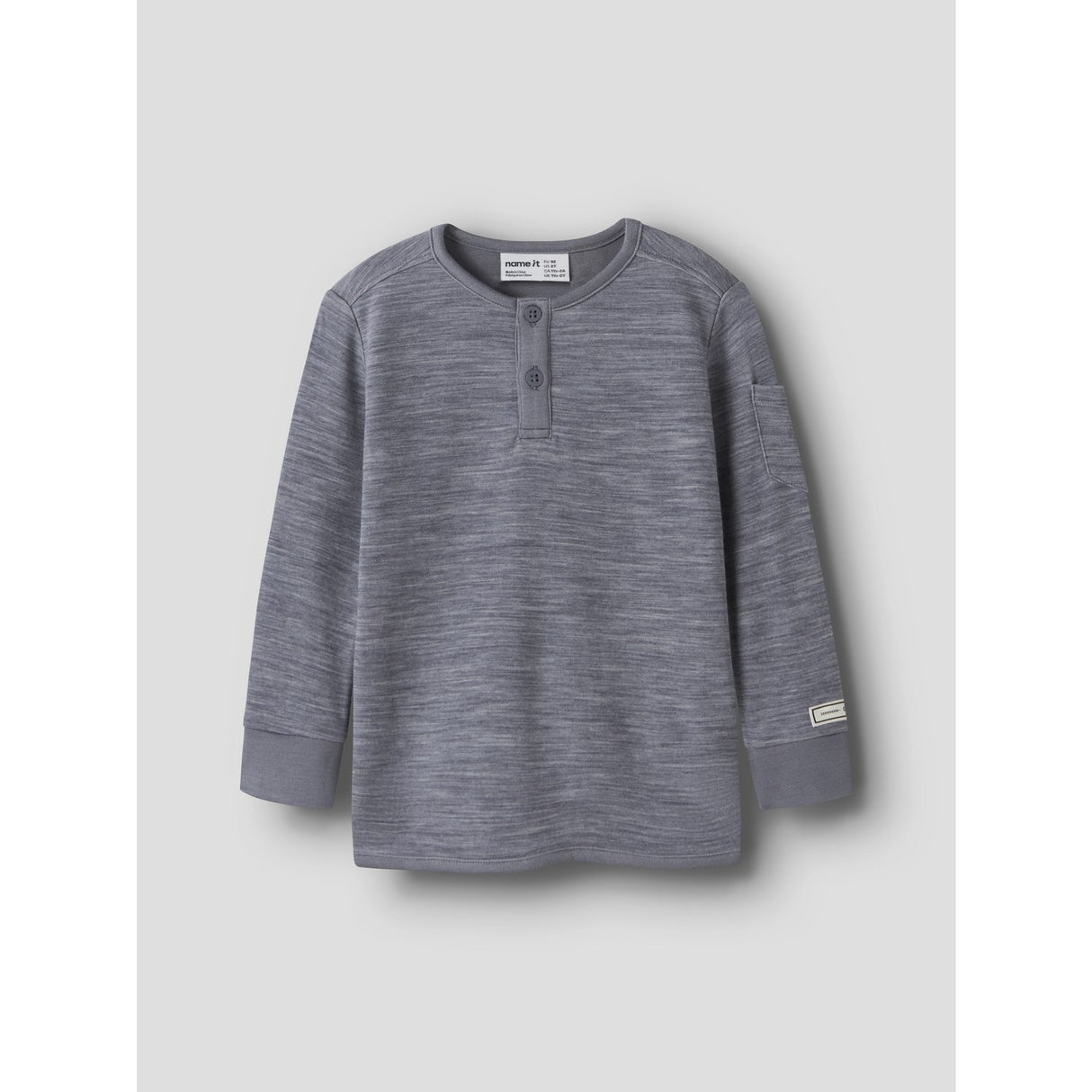Name It Folkstone Gray Nmmwyla Wo/Vi Ls Topp