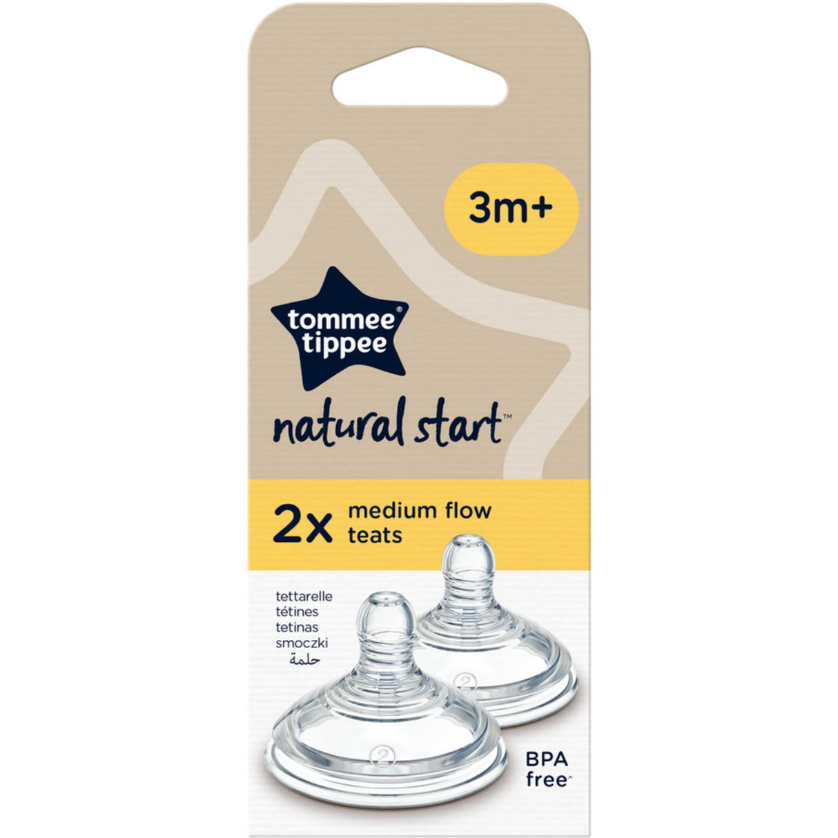 Tommee Tippee Natural Start 2X Medium Flow Teat
