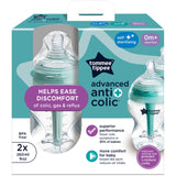 Tommee Tippee Anti-Kolikk Baby Flaske M/ Varmeindikator 2X 260ml
