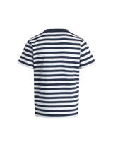 Mads Nørgaard Navy/White Organic Midi Thorlino Tee Fav