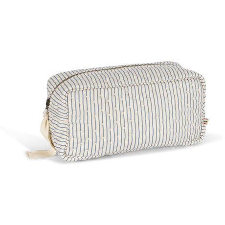 Konges Sløjd Stripe Bluie Small Vattert Toiletry Veske