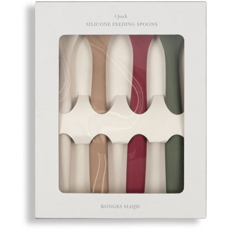 Konges Sløjd Forest Mix 4 Pakke Feeding Skje