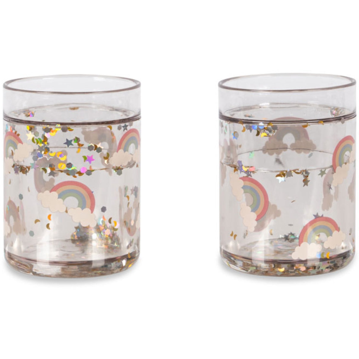 Konges Sløjd Rainbow 2 Pakke Glitter Cups