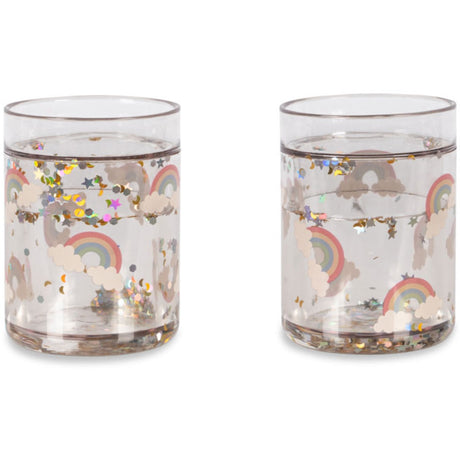 Konges Sløjd Rainbow 2 Pakke Glitter Cups