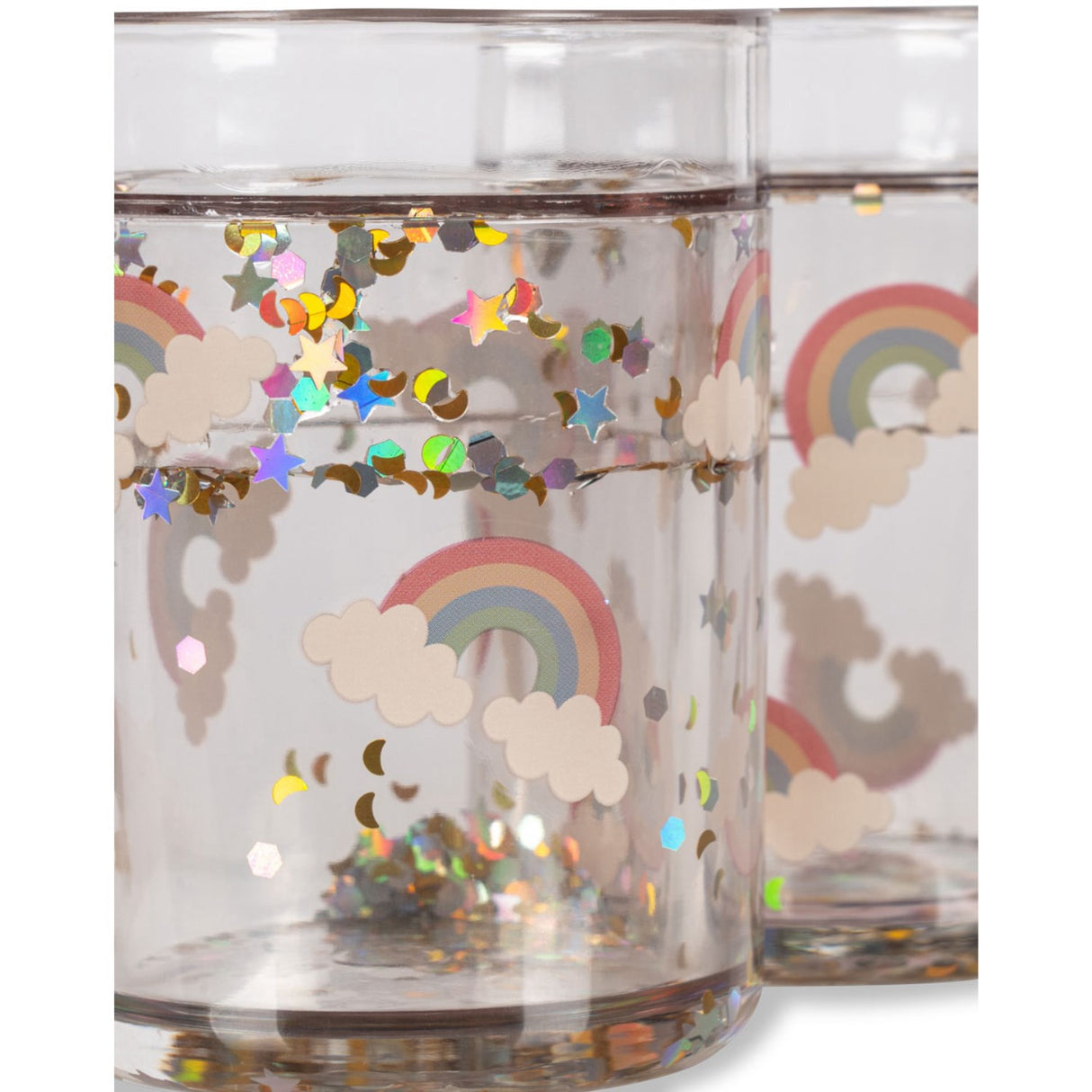 Konges Sløjd Rainbow 2 Pakke Glitter Cups