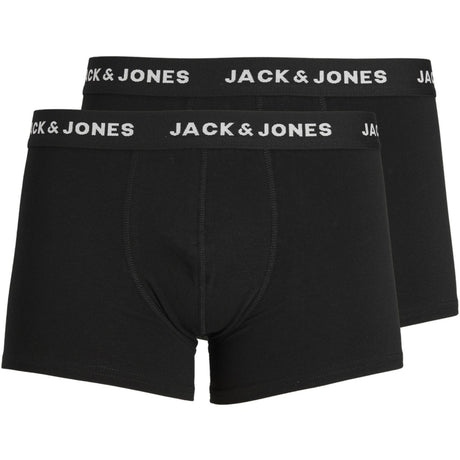 Jack & Jones Junior Black Black Jacjon Trunks 2 Pakke Noos Jnr
