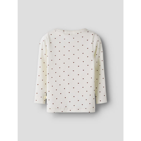 Lil'Atelier Coconut Milk Heart Nmfgago Ls Slim Topp Lil Noos