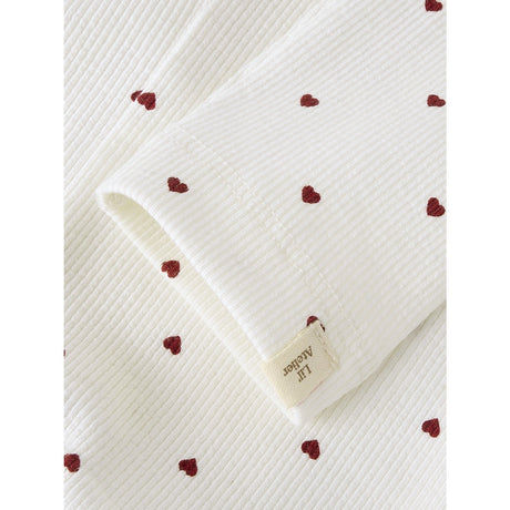 Lil'Atelier Coconut Milk Heart Nmfgago Slim Leggings Lil Noos