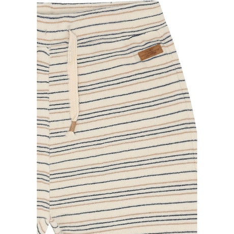 Hust & Claire Snow White Gus Fine Striped Strikk