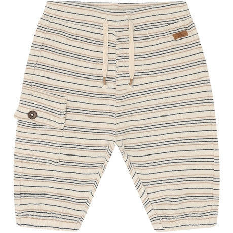 Hust & Claire Snow White Gus Fine Striped Strikk