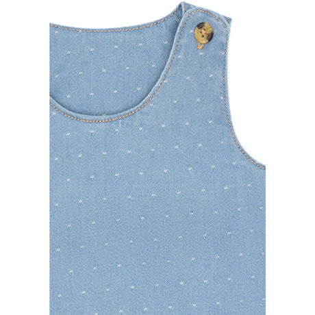 Hust & Claire Blue Denim Kis Dotty