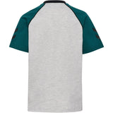 Hummel Light Grey Melange Jr Reg V-Neck T-Shirt Ss