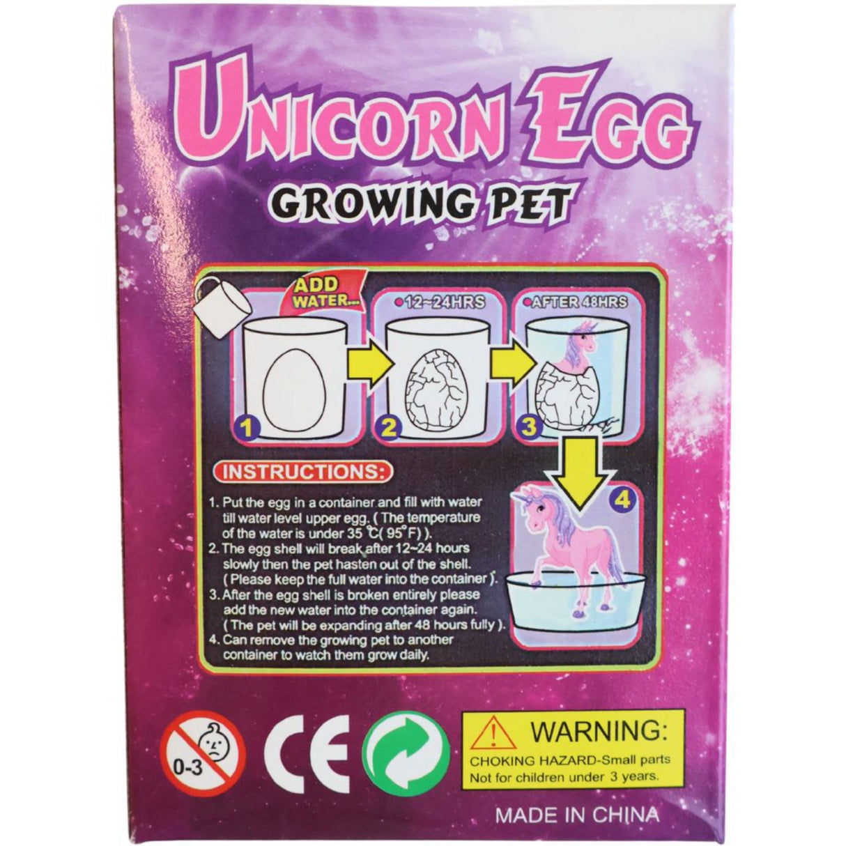 Magni Voksende Æg Enhjørning