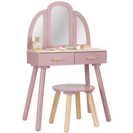 Little Dutch Pink Wooden Dressing Table