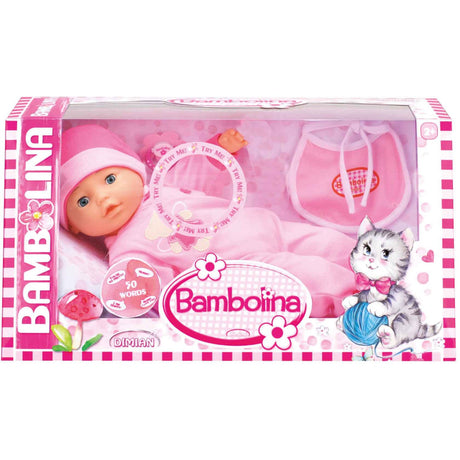Funhouse Bambolina Baby Dukke Med 50 Danish Words