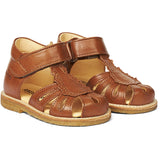 Angulus Nybegynner sandal M. Borrelås Cognac