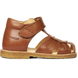 Angulus Nybegynner sandal M. Borrelås Cognac