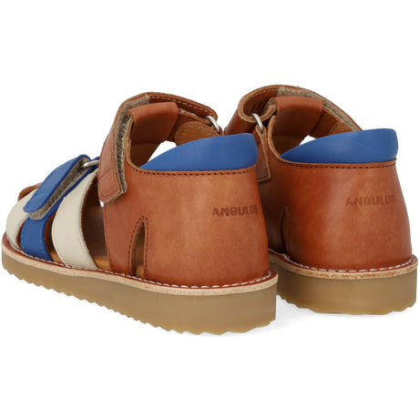 Angulus Colourblock Lædersandal