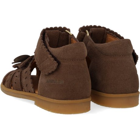 Angulus Sandal Med Sommerfugl Og Dobbelt Borrelås