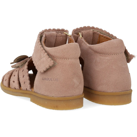 Angulus Sandal Med Sommerfugl Og Dobbelt Borrelås