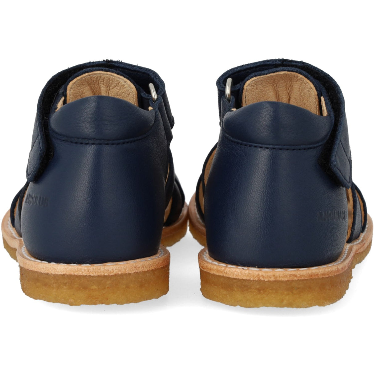 Angulus Navy Begynner Sandal Med Borrelåslukning