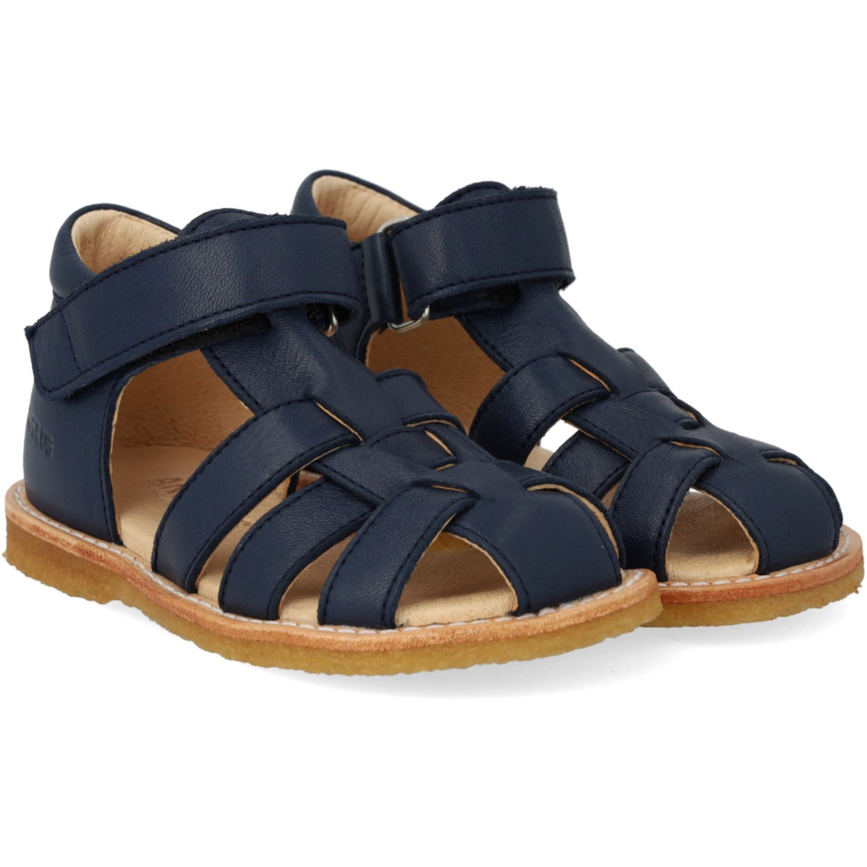 Angulus Navy Begynner Sandal Med Borrelåslukning