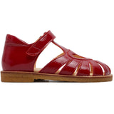 Angulus Hjerte Sandaler Dark Red